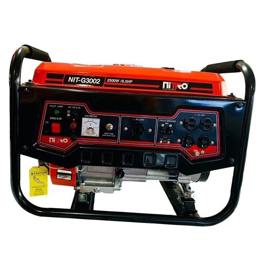 Nitro - GENERADOR 2800Wtts 6,5HP 120-220V/60Hz GASOLINA 4T NITRO NIT-G3002