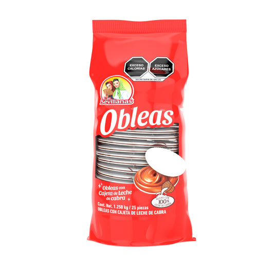 Las Sevillanas - Obleas con cajeta Las Sevillanas 25 pzs