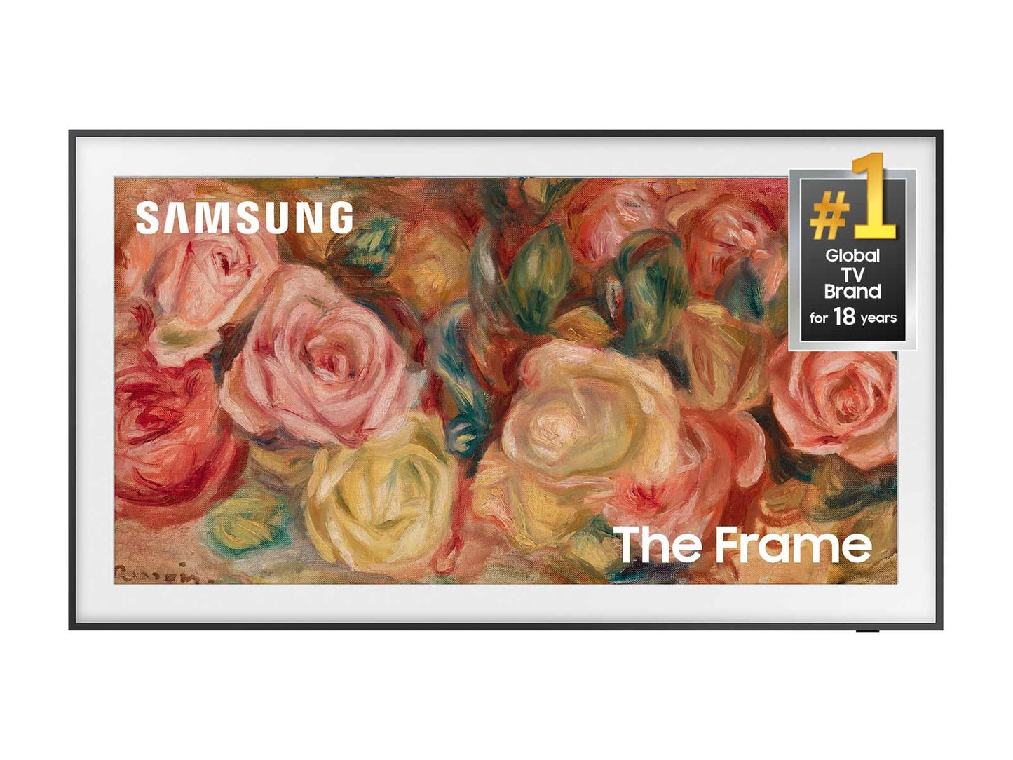 SAMSUNG 50-Inch Class QLED 4K LS03D The Frame Series Quantum HDR Smart TV con Dolby Atmos, Modo artístico, antirreflectante, Marco Personalizable, Montaje de Pared Delgado con Alexa Incorporado