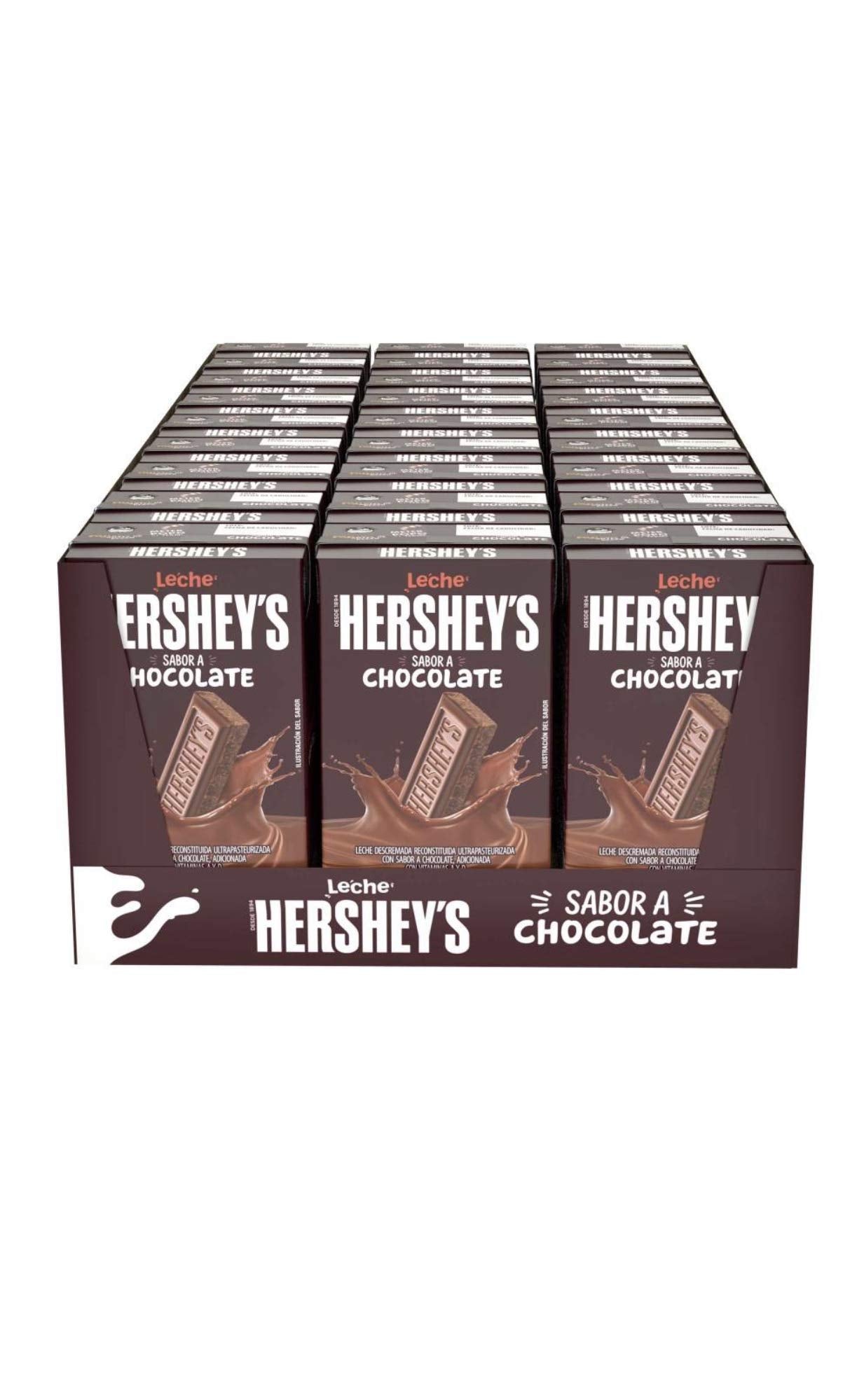 HERSHEY'S - Hersheys - Leche, Chocolate - 27 Piezas de 236 ml