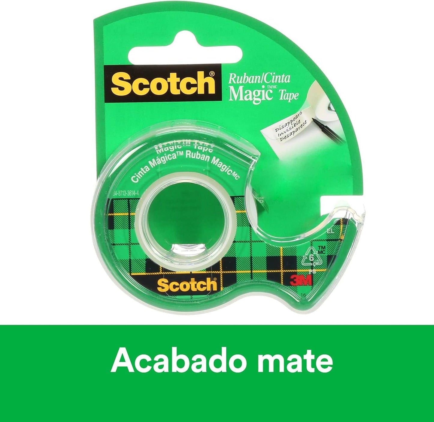Scotch Cinta Mágica Adhesiva Transparente