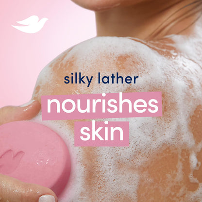 Dove Jabón de barra de crema Dove Pink Beauty, 100 gramos/3.5 onzas (paquete de 8)