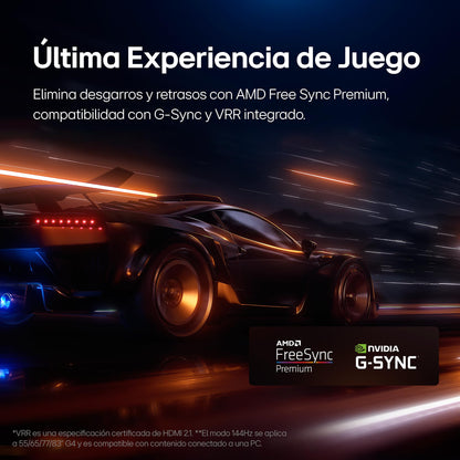 LG Pantalla OLED EVO 55 Pulgadas 4K Smart TV 2024 ThinQ AI OLED55C4PSA