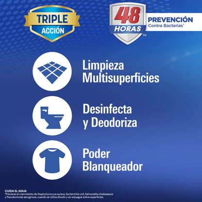 Clorox - Blanqueador Clorox Triple Acción Original 10 LT