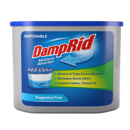 DampRid FG100 Absorbente de Humedad desechable sin Fragancia, 284 ml