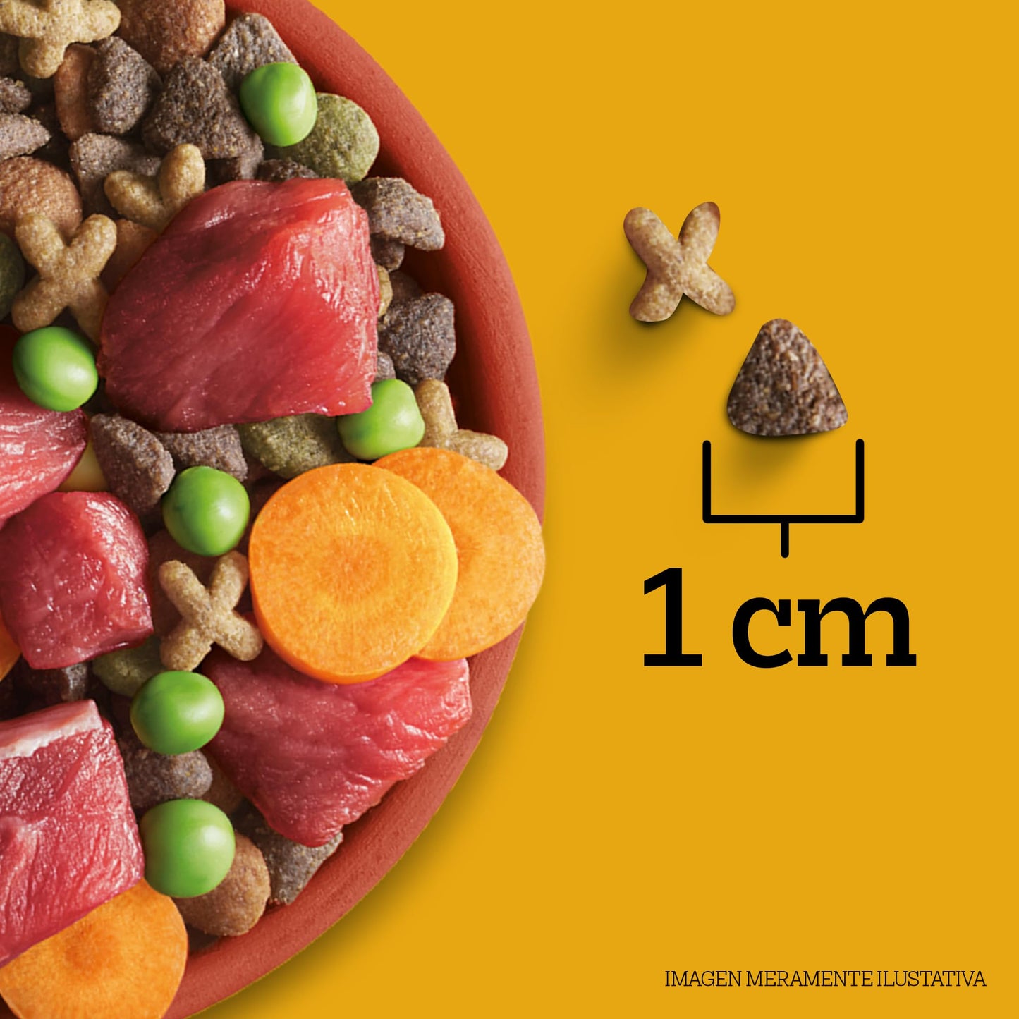 Pedigree - Croquetas para Perro 10 kg, on Res y Vegetales, Razas Pequeñas y Minis, con Proteína, Fibra y Antioxidantes