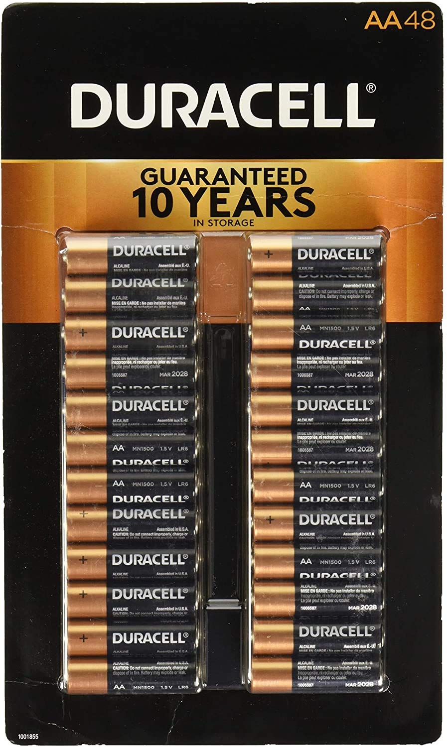 Duracell - Duracell CopperTop - Paquete variado de baterías alcalinas – 48 pilas AA y 28 pilas AAA Valuepack