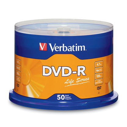 Verbatim - Verbatim Life Series DVD-R - Eje de disco (50 unidades)