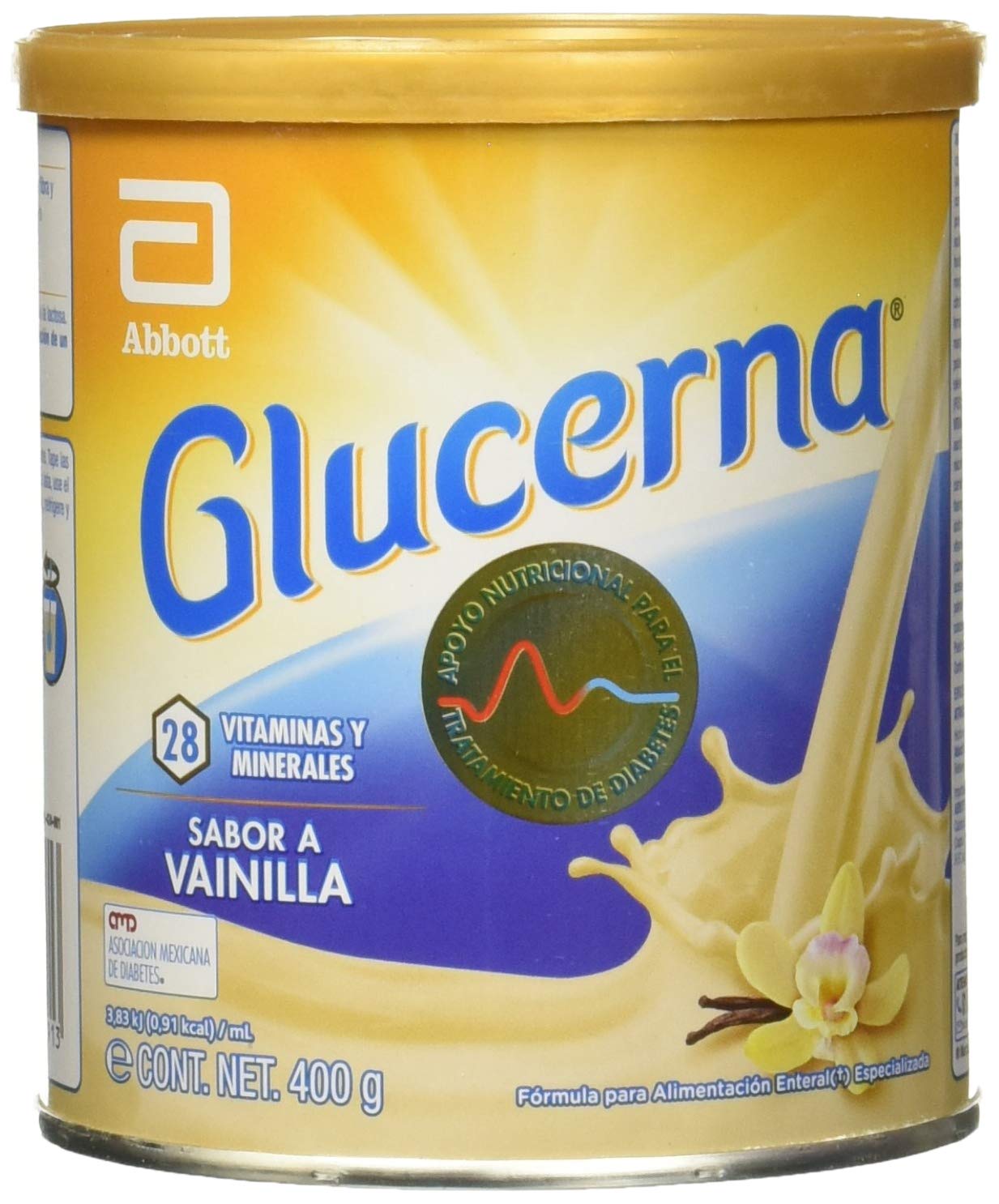 Glucerna Sr Polvo, Sabor a Vainilla, 400g