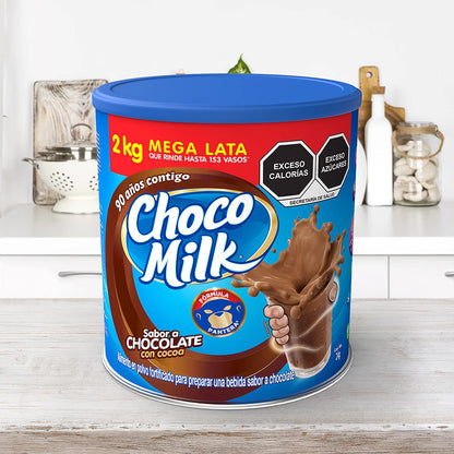 Choco Milk - CHOCOLATE EN POLVO CHOCOMILK CHOCO MILK BOTE GRANDE DE 2 KG MALTEADA