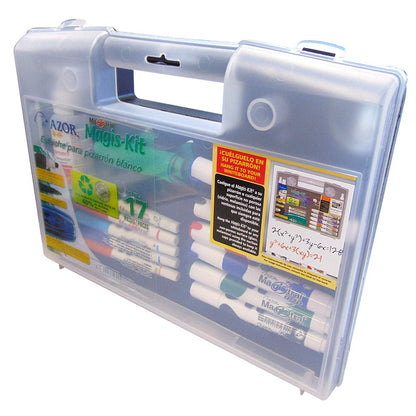 AZOR - Azor 301.8312 Set de Marcadores para Pizarrón Blanco, 17 Piezas