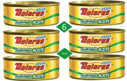 Dolores - Dolores Atún En Aceite - 6 Pack De 140 G