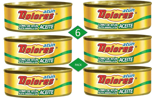 Dolores - Dolores Atún En Aceite - 6 Pack De 140 G
