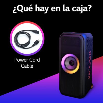 LG XBOOM XL7 - Bocina Bluetooth Portátil Ideal para Fiestas con 20 Horas de batería.