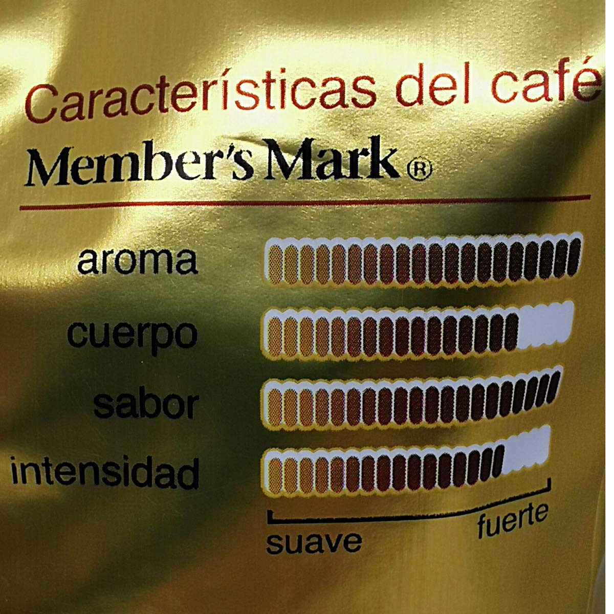 Members Mark - Members Mark Cafe Tostado Y Molido 100% Colombiano. 1Kg Tueste Oscuro. Molienda Media