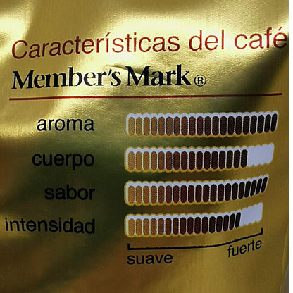 ATOTOP Members Mark - Members Mark Cafe Tostado Y Molido 100% Colombiano. 1Kg Tueste Oscuro. Molienda Media