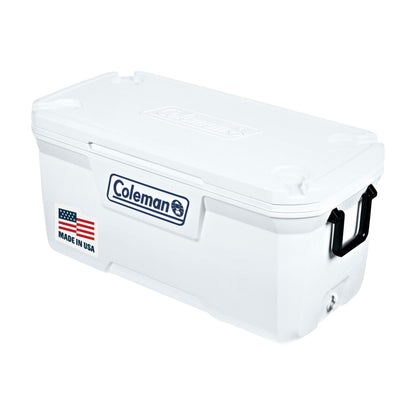 Coleman Marine Cooler with Fully Insulated UV Guard Lid & Body, Keeps Ice for 3+ Days, Great for Boating & Fishing, 52qt/100qt Wheeled/120qt Options