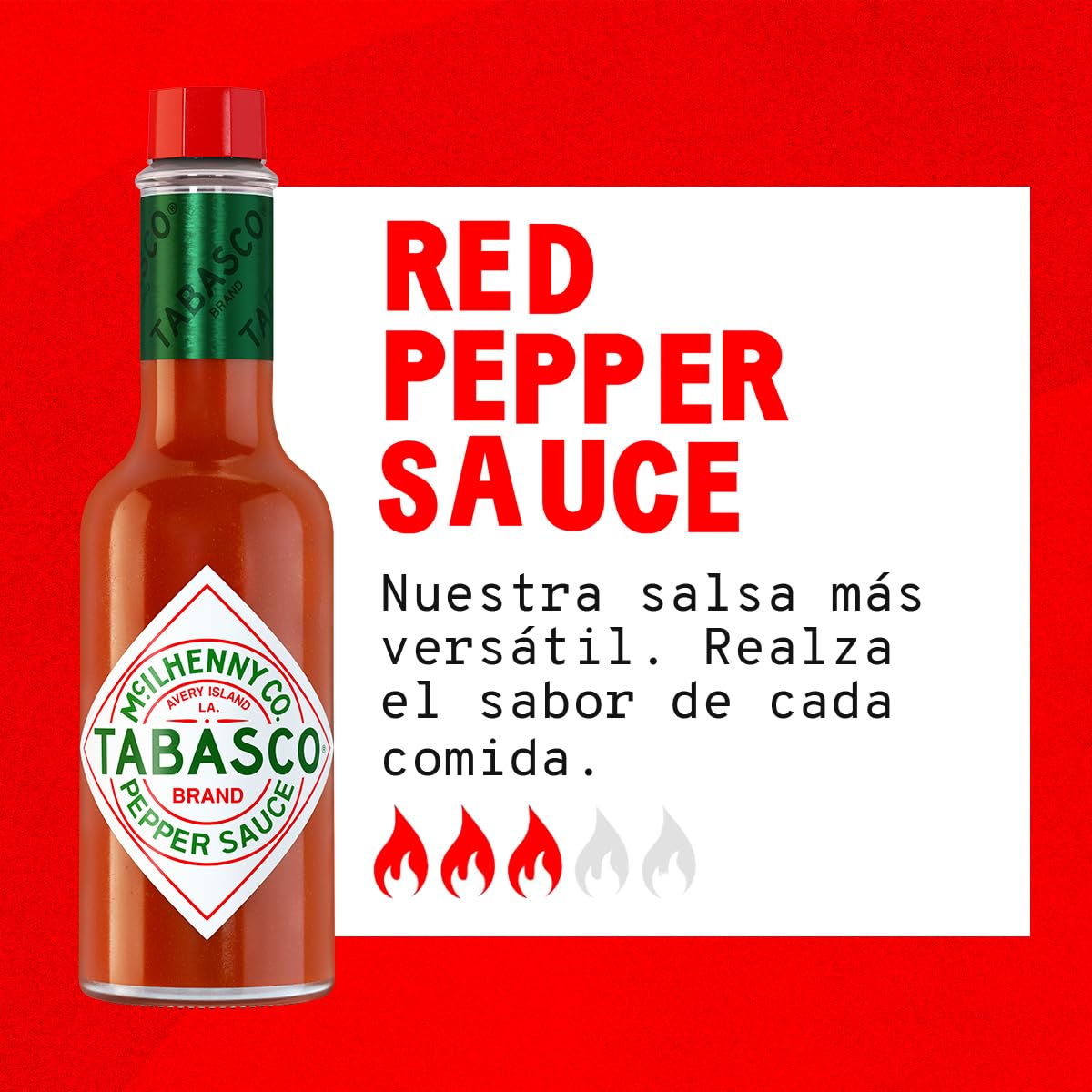 Tabasco Salsa Picante Red Pepper, 355 ml