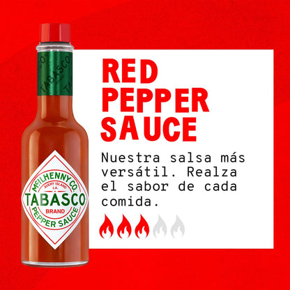 TABASCO, Salsa Original Duo Pack, Picante Ideal para Comida y Snacks, Gluten Free, Comida, Snacks y Bebidas, Botellas de 60 ml