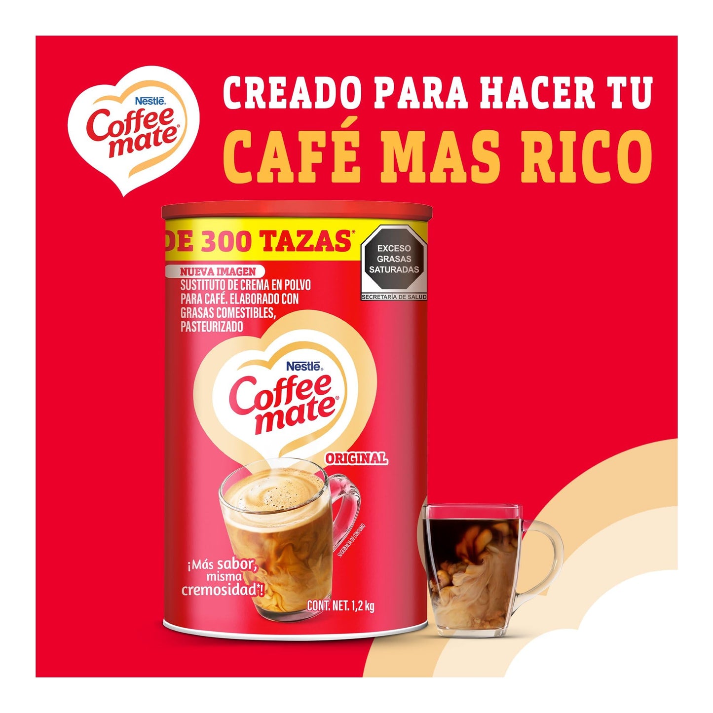 NESTLE PROFESSIONAL Coffee Mate, Coffee Mate 1.2 kg, 1200 kilogramos