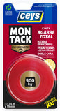 ceys Montack Cinta de agarre total instantánea XL 7,5 mts x 19 mm, cinta 7,5 m x 19 mm, rojo