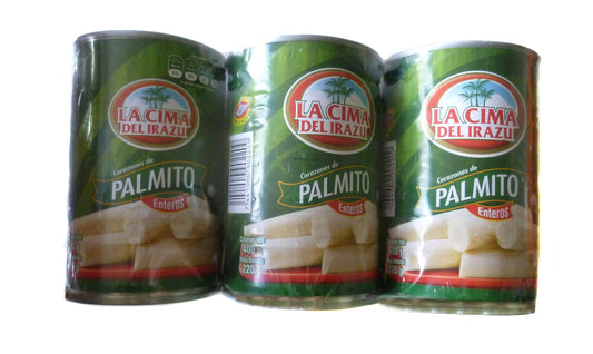 La Cima - La Cima, Corazones de Palmito Enteros, 400 gramos c/u (3 Pack)