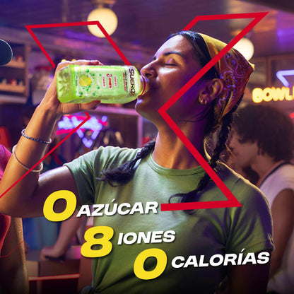 Suerox - 12 Pack de SUEROX, deliciosa hidratación saludable, FRESA - KIWI, con sus 8 iones recupera los electrolitos y nutrientes perdidos haciéndote sentir mejor, sin azúcar