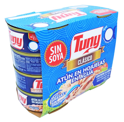 Tuny - Tuny Lomo De Atun, Aleta Amarilla En Agua - 8 latas de 140 gr