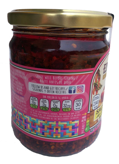 Don Emilio - Salsas Macha Don Emilio 15.5oz Chile de árbol