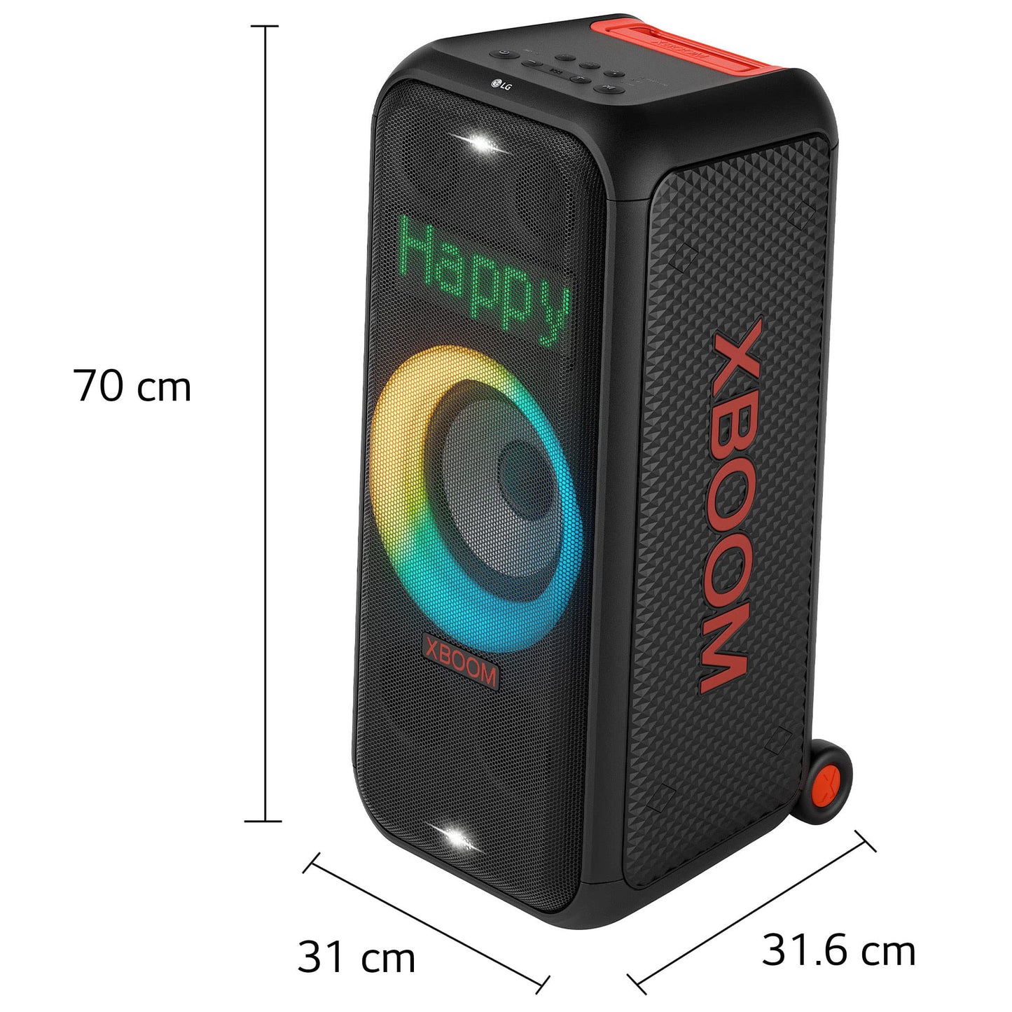 LG XBOOM XL7 - Bocina Bluetooth Portátil Ideal para Fiestas con 20 Horas de batería.