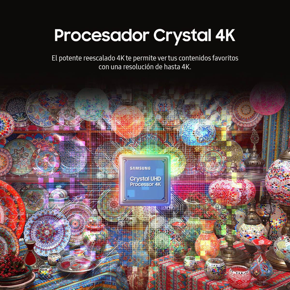 SAMSUNG Smart TV 55" 4K Crystal UHD (UN55DU7000FXZX)