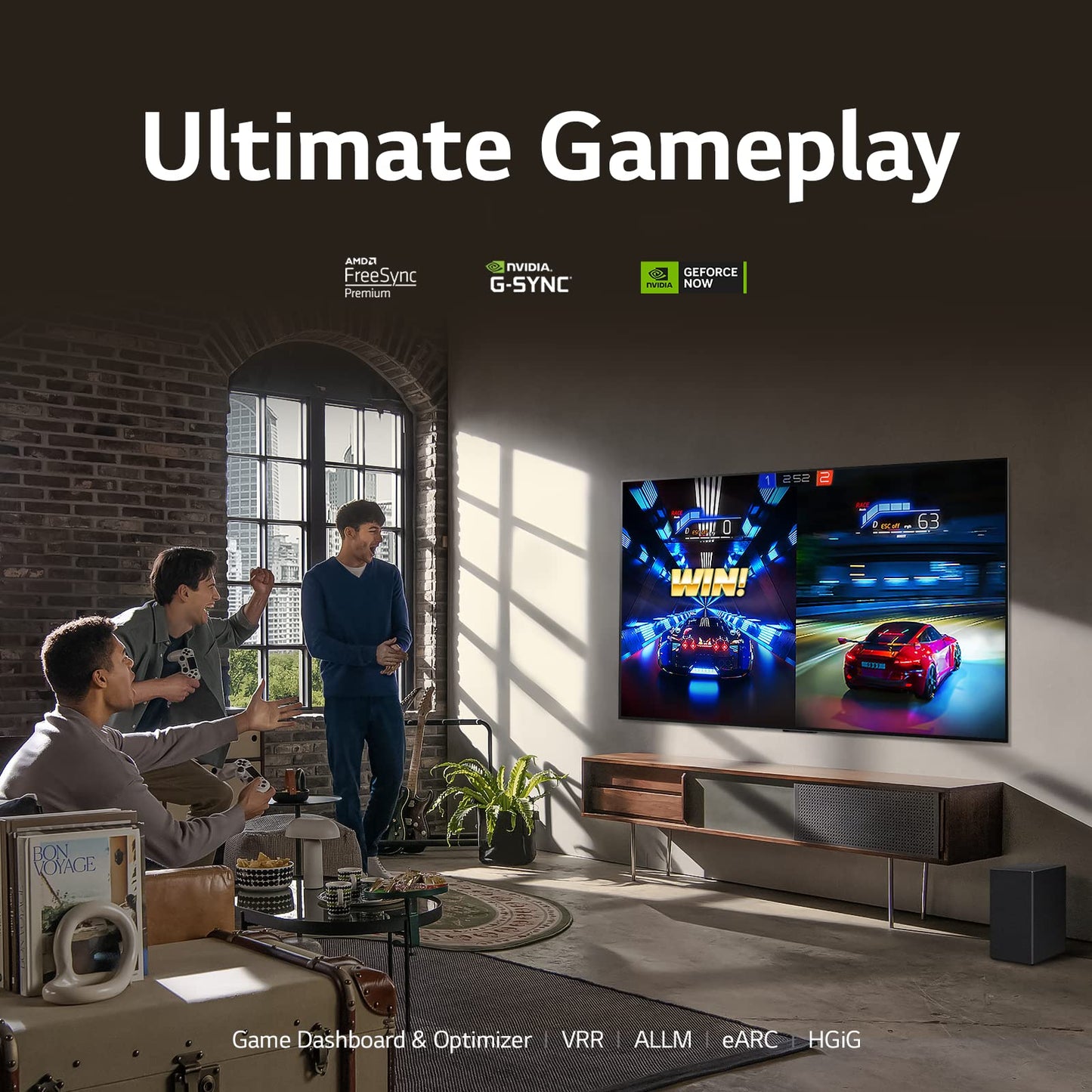 LG G3 Series 55 Pulgadas Clase OLED EVO 4K Procesador Smart TV de visualización Plana para Juegos con Magic Remote AI-Powered Gallery Edition OLED55G3PUA, 2023 con Alexa Incorporado