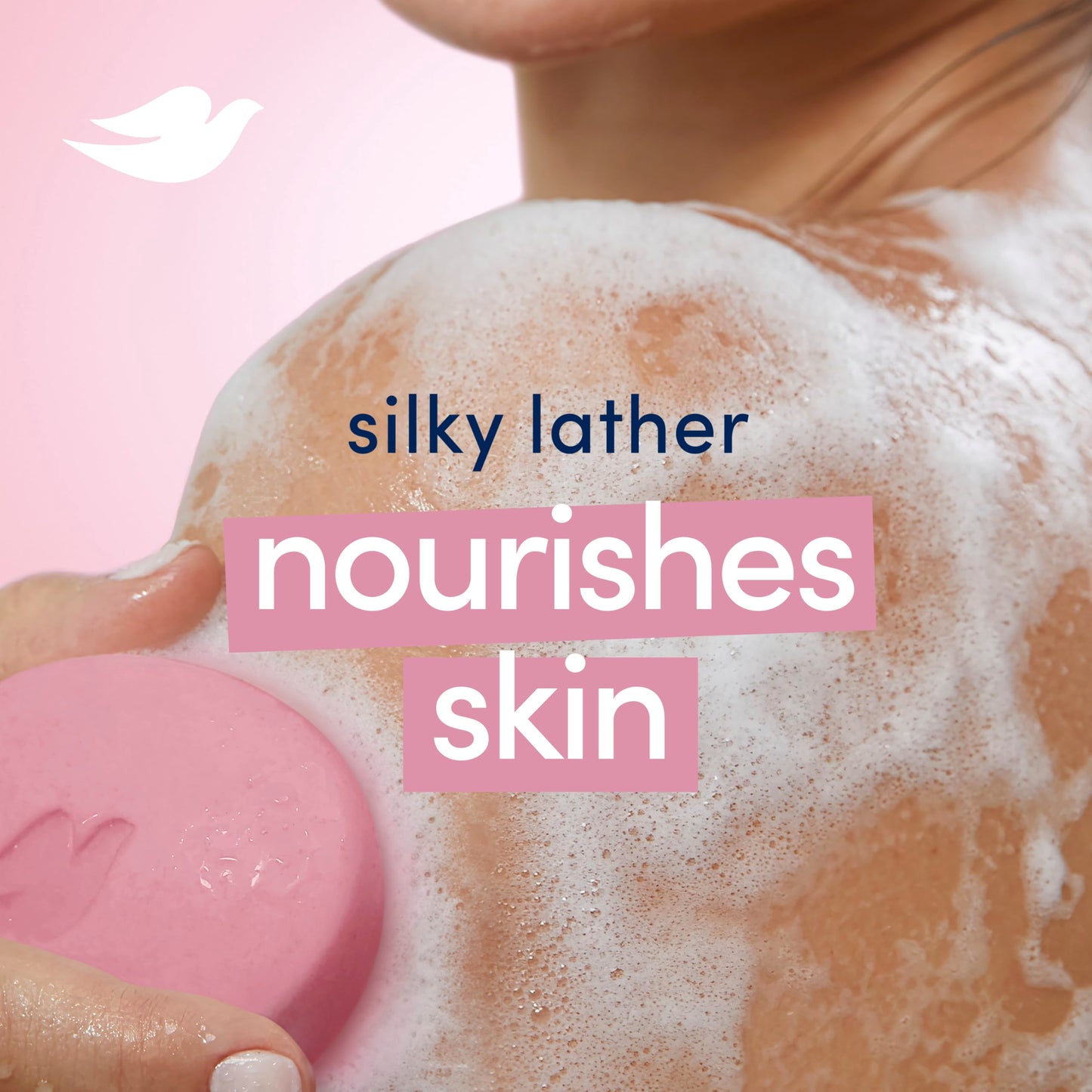 Dove Pink/Rosa Beauty Bars, for Women, 6 X 4.25 oz