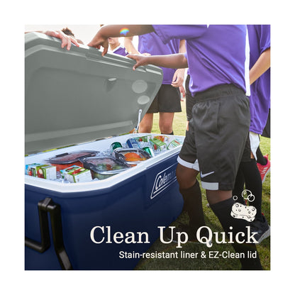 Coleman - Coleman Ice Chest 316 Series Enfriadores Duros con Ruedas, crepúsculo de 100 Cuartos