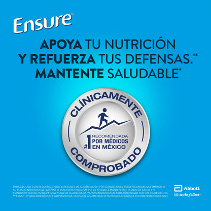 Ensure Clásico - en Polvo Sabor Fresa, 400g, Alimentación Especializada con Vitaminas, Proteínas y Prebióticos, Clínicamente Probado