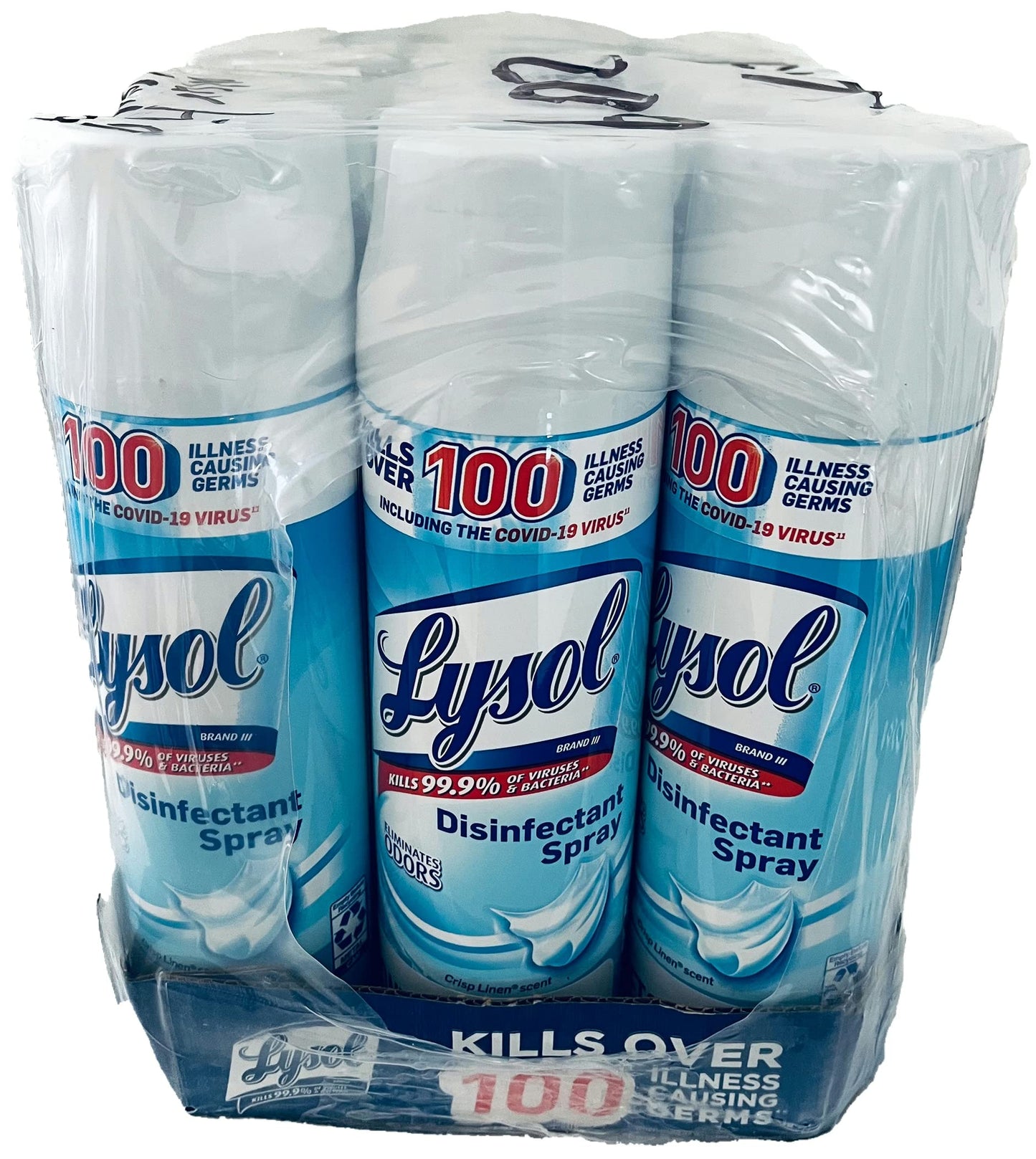 Reckitt Benckiser - Caja con 12 Lysol Spray Desinfectante 475 g Antibacterial