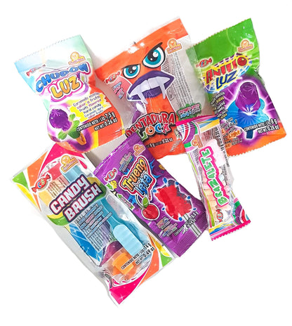 RICOLINO - Dulces para fiesta piñata, 4.5 Kilogramos, 284 piezas, caramelos, chocolates, paletas, tamarindos