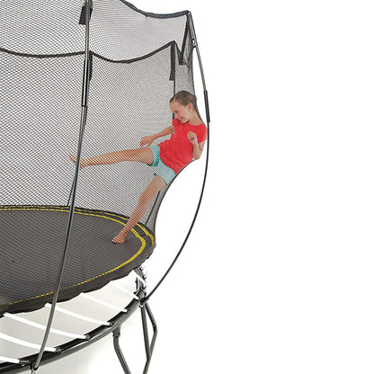 Springfree - Trampolín ovalado para patio trasero con cierre de red flexible de seguridad y alfombrilla de borde suave, trampolines recreativos y de fitness sin resortes para niños, adultos y