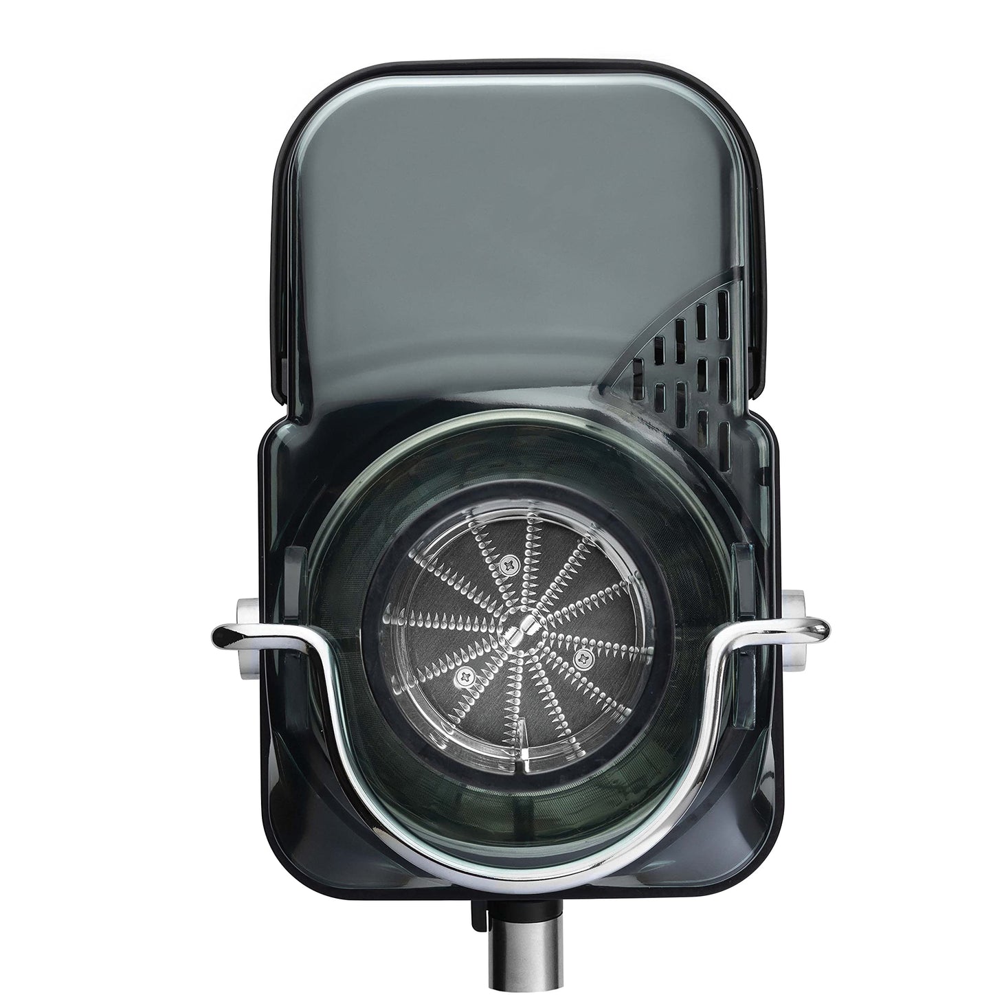 Exprimidor digital de boca ancha de 6 velocidades con ciclo de autolimpieza