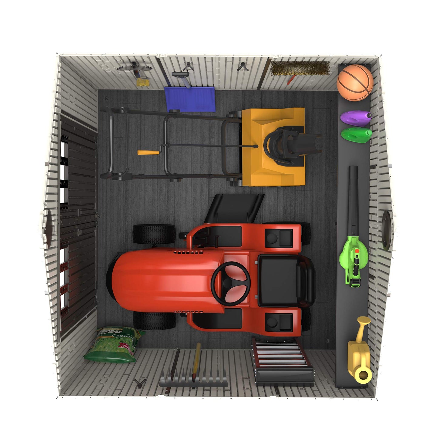 Lifetime - LIFETIME por Vida 6411 al Aire última intervensión cobertizo de Almacenamiento con Ventana, 8 por 7,5 pies