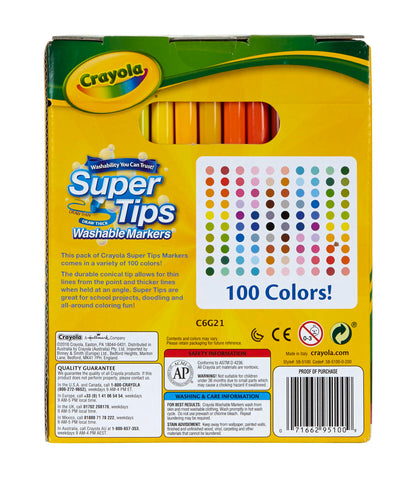 Crayola 100 Super Tips