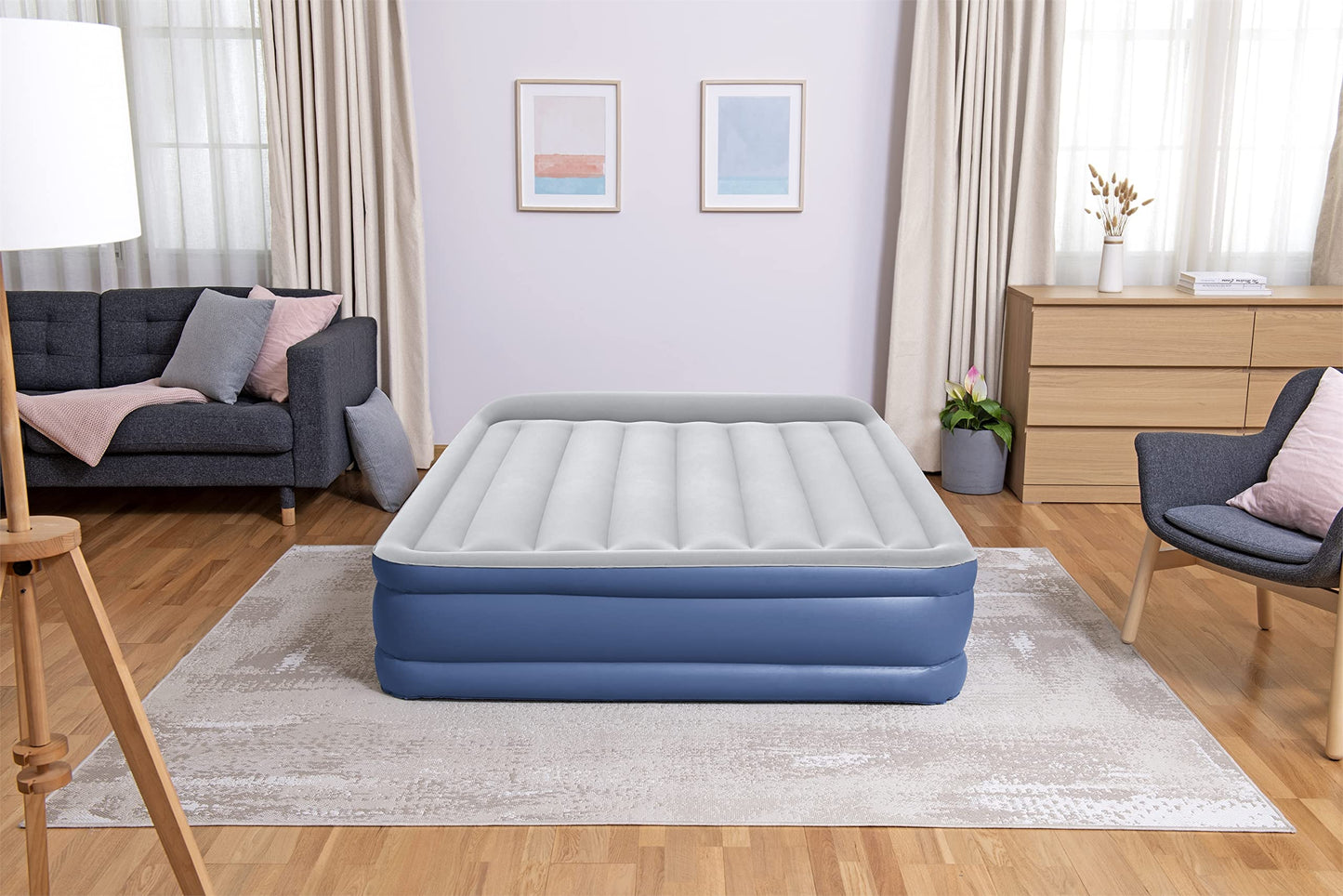 Bestway Colchón Inflable Queen 203 cm x 152 cm x 46 cm