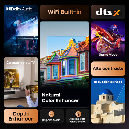 Hisense Television A4N (Modelo 2025) Pantalla 32 Pulgadas, Smart Vidaa TV HD,Modo de Juego,Dolby Audio,Comparte en tu TV,Noise Reduction