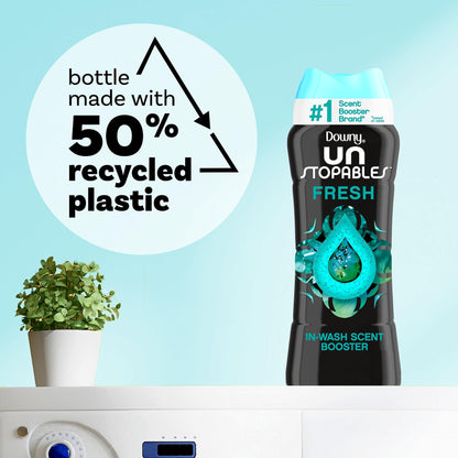 Downy- Perlas potenciadoras de aroma Downy Unstopables In Wash, aroma fresco, 24 oz, perlas potenciadoras de aroma Downy, Unstoppable
