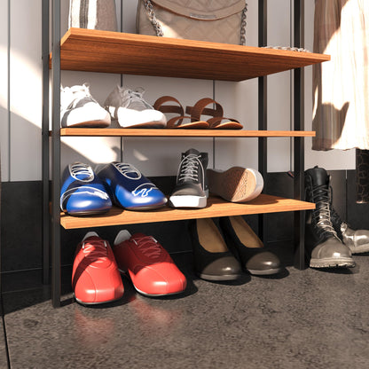 PLAYCON Clóset ? Lisboa. Clóset, Ropero Armable, Mueble Armable para Ropa, Organizador para Ropa con 7 Entrepaños y 3 Barras para Colgar