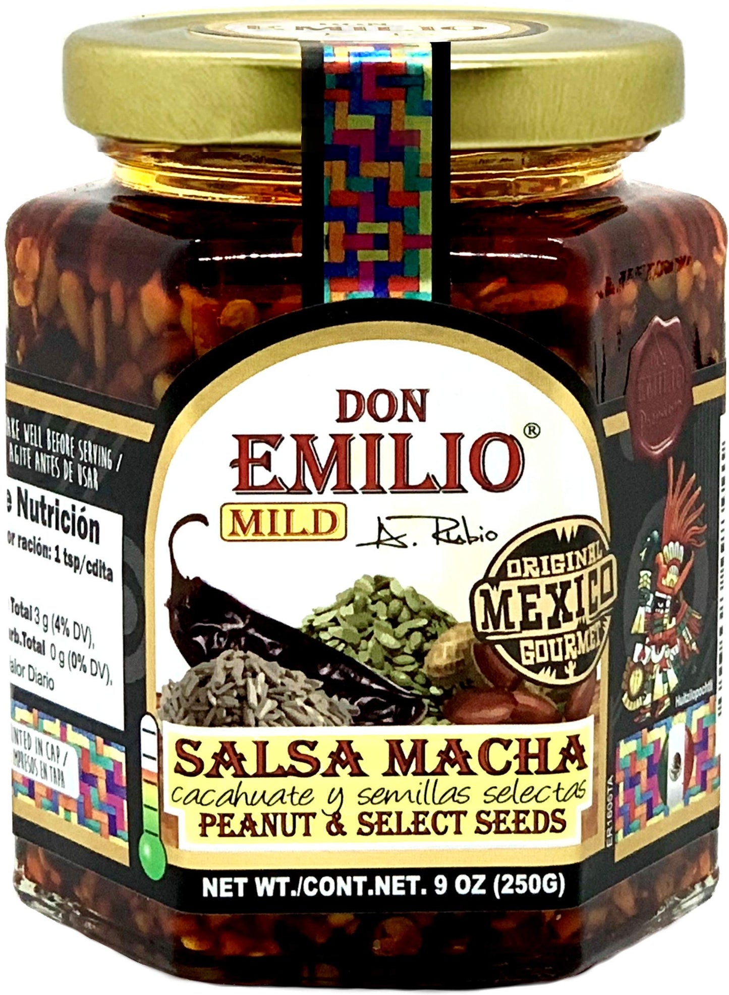 Don Emilio - Salsa Macha con Cacahuate y Semillas Selectas