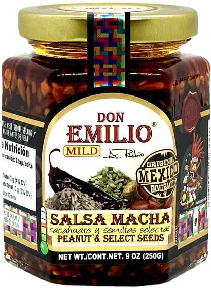 Don Emilio - Salsa Macha con Cacahuate y Semillas Selectas