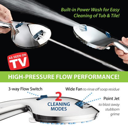 2639M-2649M-2659M-2669M-2739M-2749M-2759M AquaCare Cabezal de ducha de mano de alta presión de 8 modos