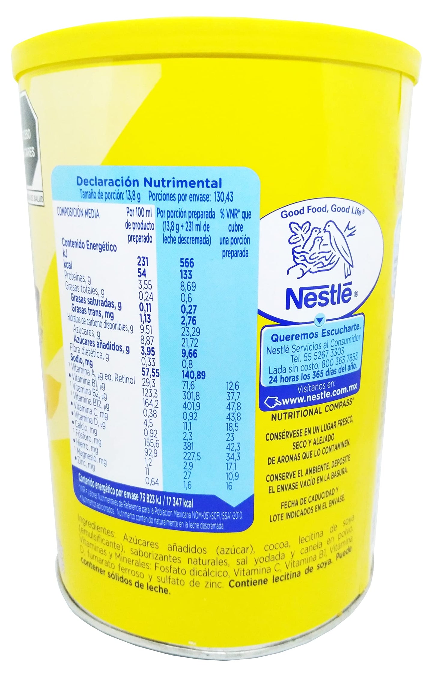 Nesquik - Chocolate en Polvo Nesquik, Nestlé, 1,8 kg (Presentación puede variar)