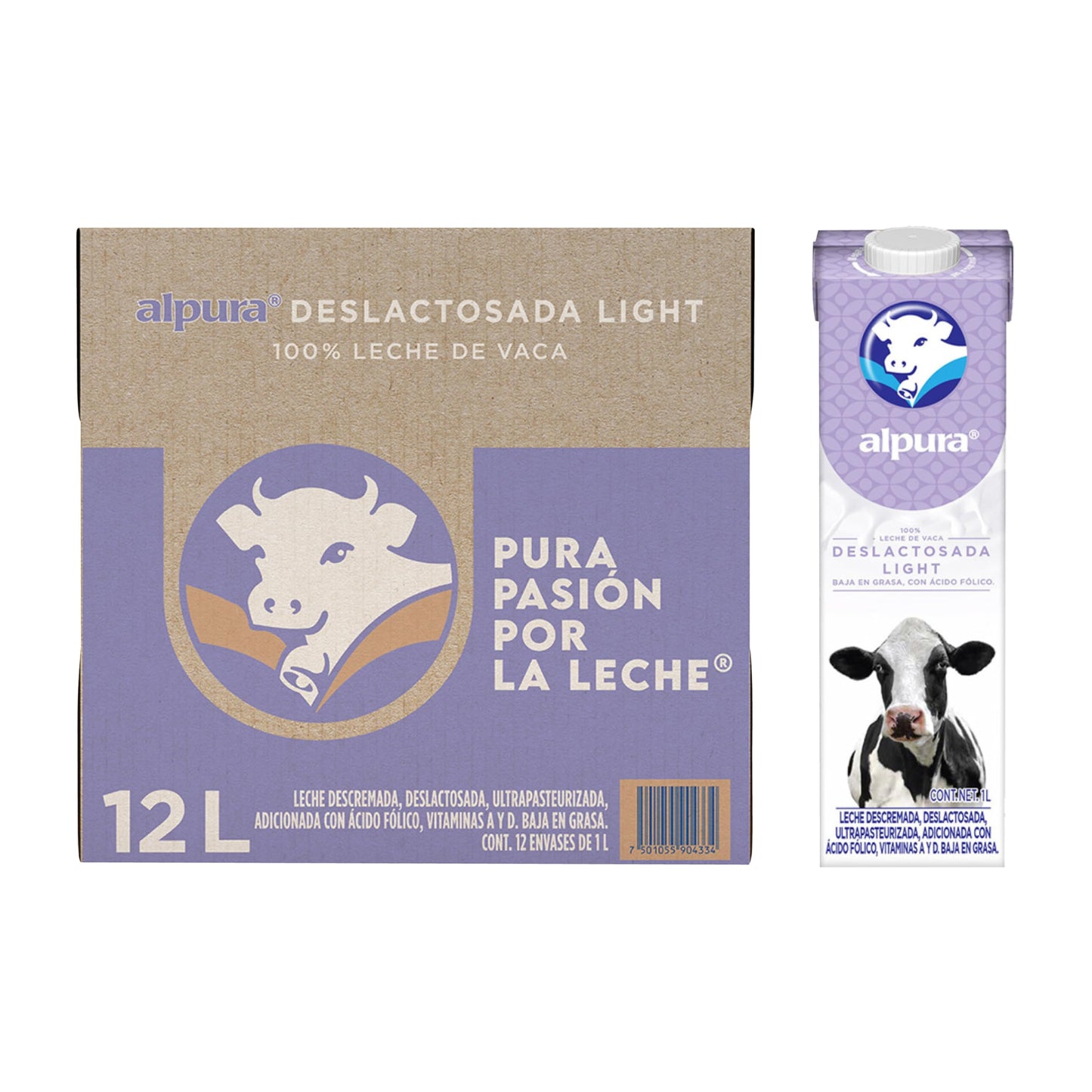 Alpura Leche Deslactosada Light